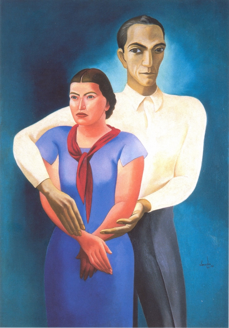 Double Portrait by Jose de Almada-Negreiros, 1936